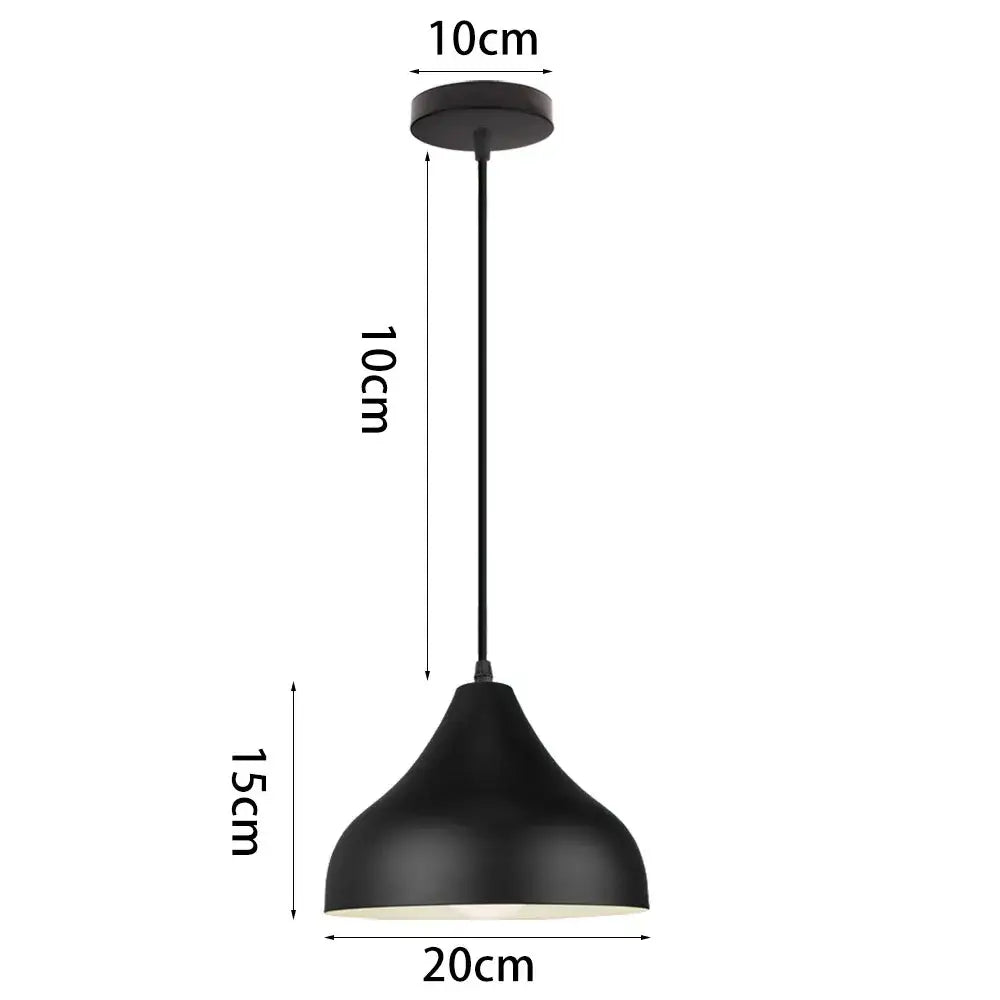 Modern matte colorful nordic pendant light for kitchen and dining room
