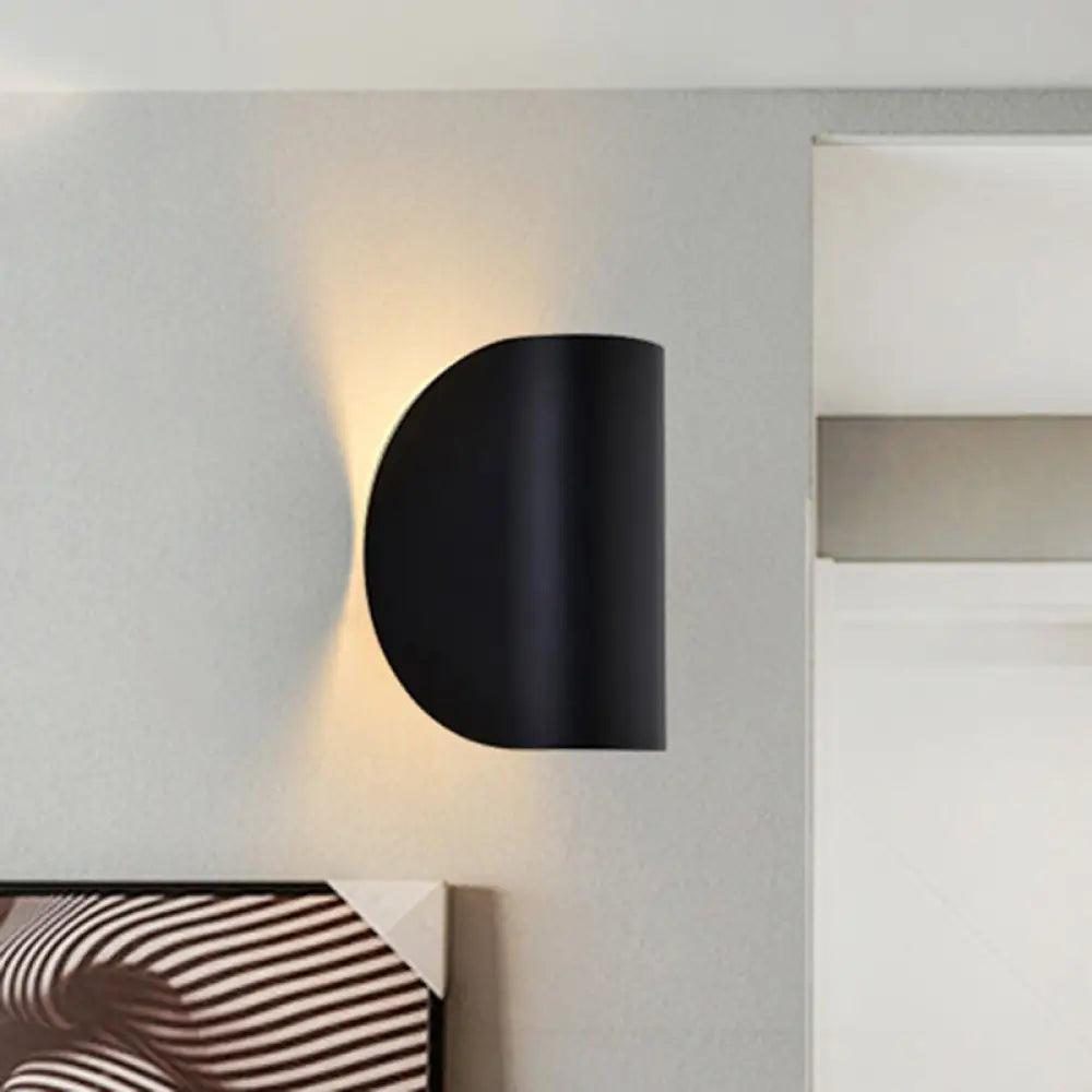 DecorBites™ Modern Metal Wall Sconce Light for Bedroom - Foldable Design, 1-Light, Black/Grey/Silver