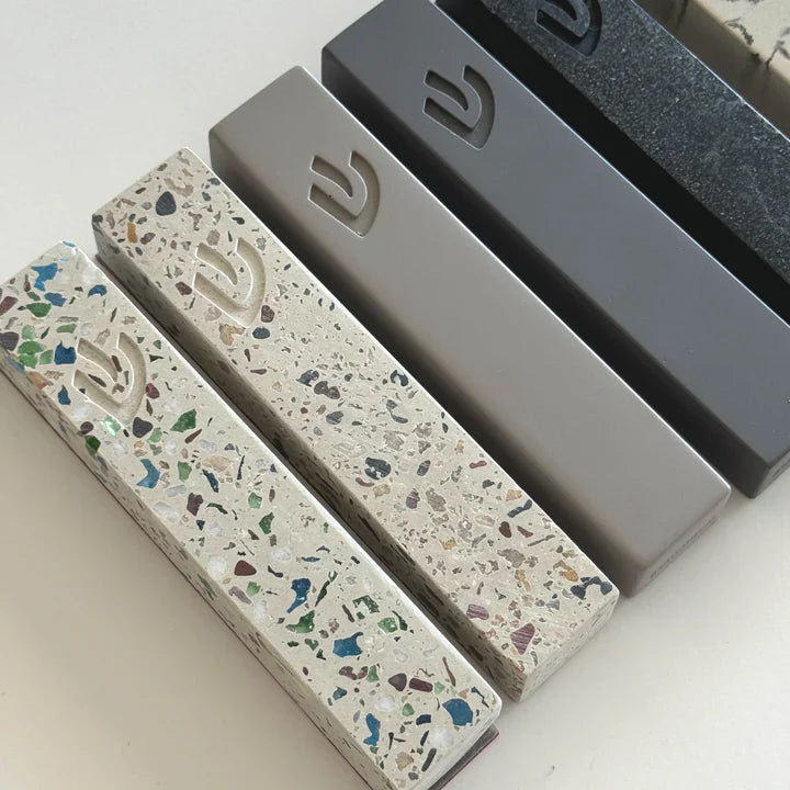 Modern Terrazzo Mezuzah for Door – Concrete Judaica Design – Street Series