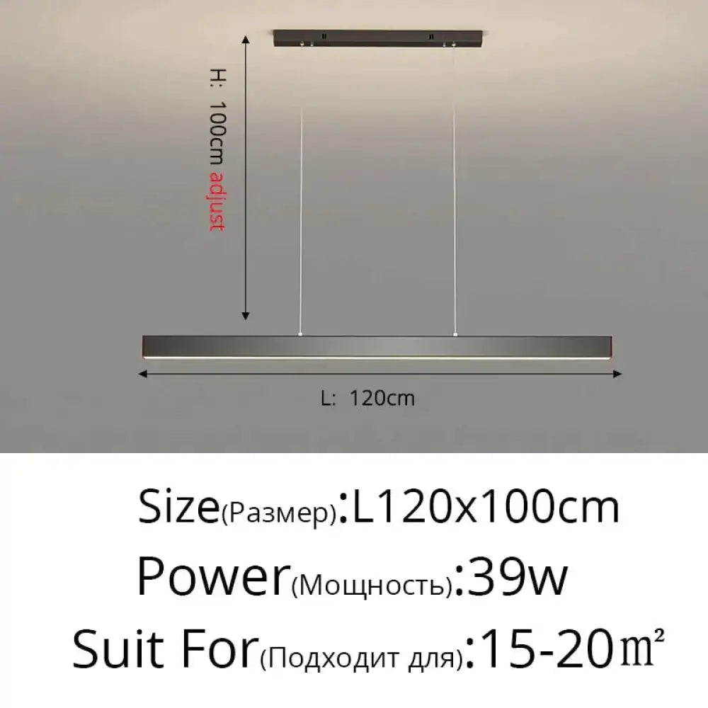 DecorBites™ Salix V - Modern Minimalist Led Dimmable Bar Pendant Light
