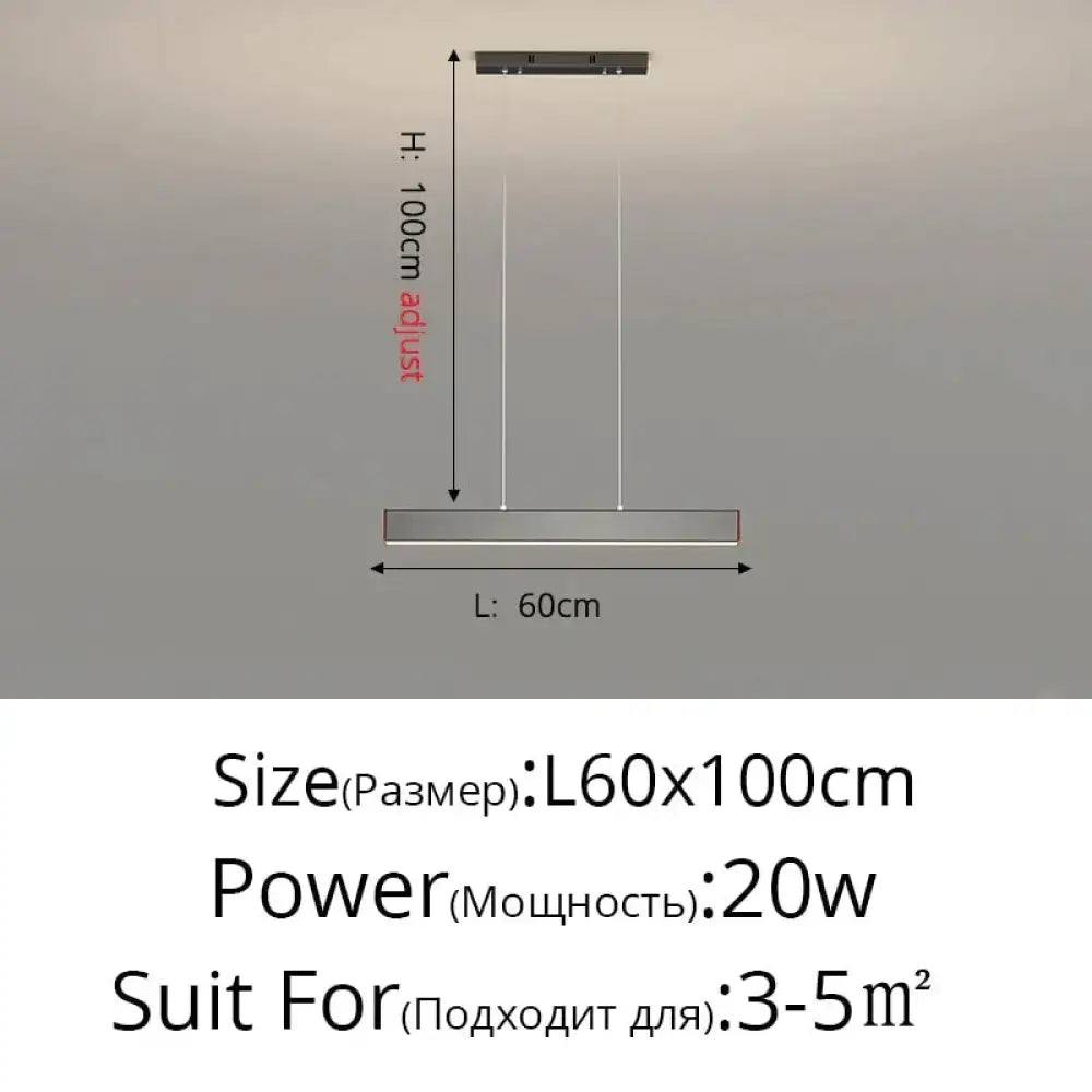 DecorBites™ Salix V - Modern Minimalist Led Dimmable Bar Pendant Light