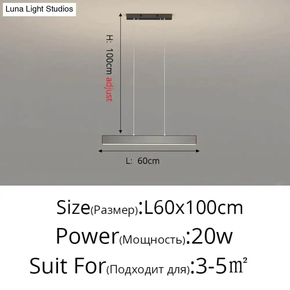 DecorBites™ Salix V - Modern Minimalist Led Dimmable Bar Pendant Light