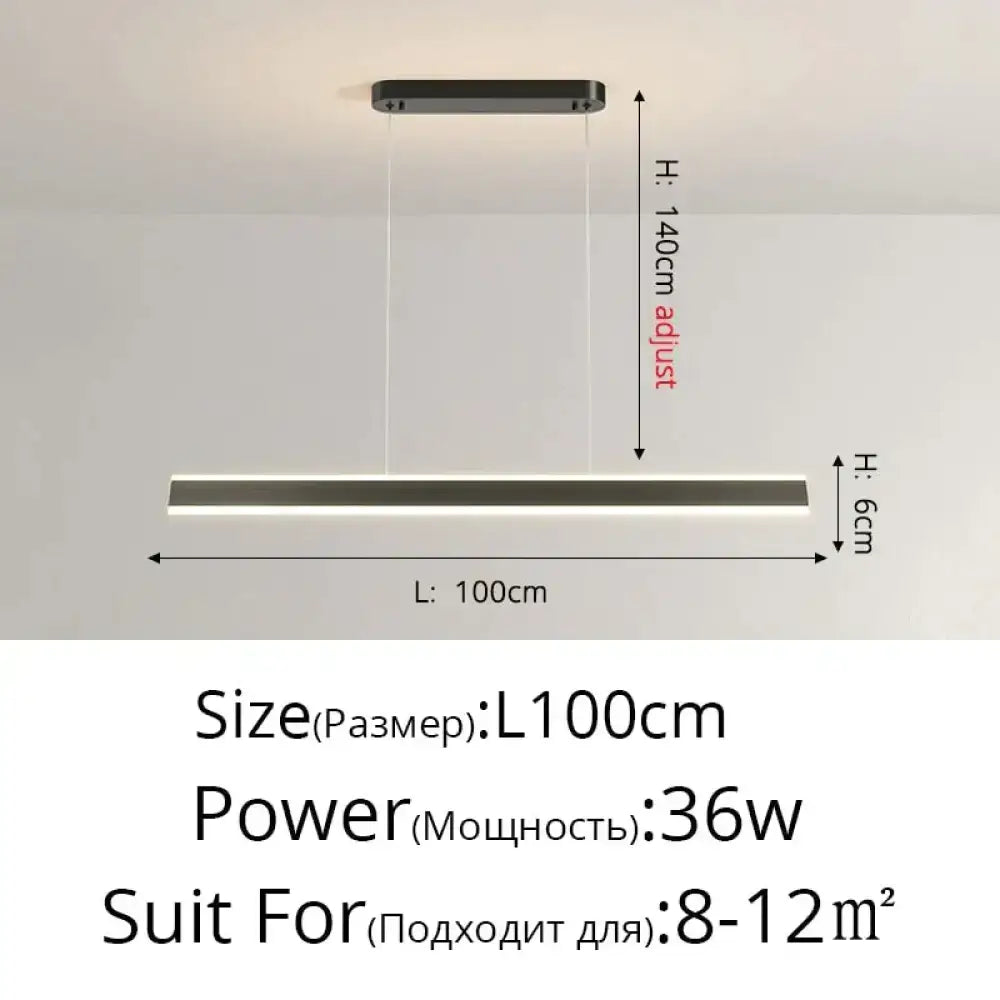 DecorBites™ Salix V - Modern Minimalist Led Dimmable Bar Pendant Light