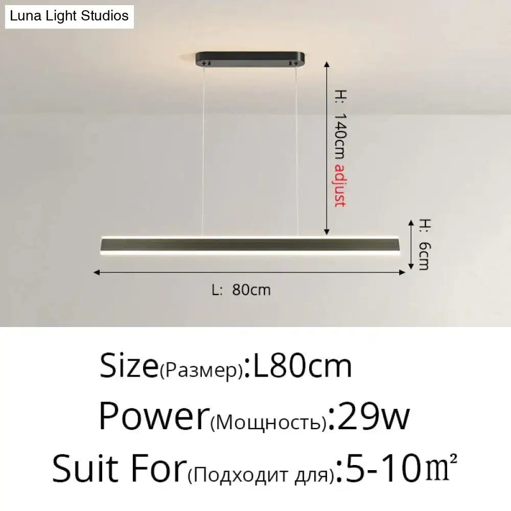 DecorBites™ Salix V - Modern Minimalist Led Dimmable Bar Pendant Light