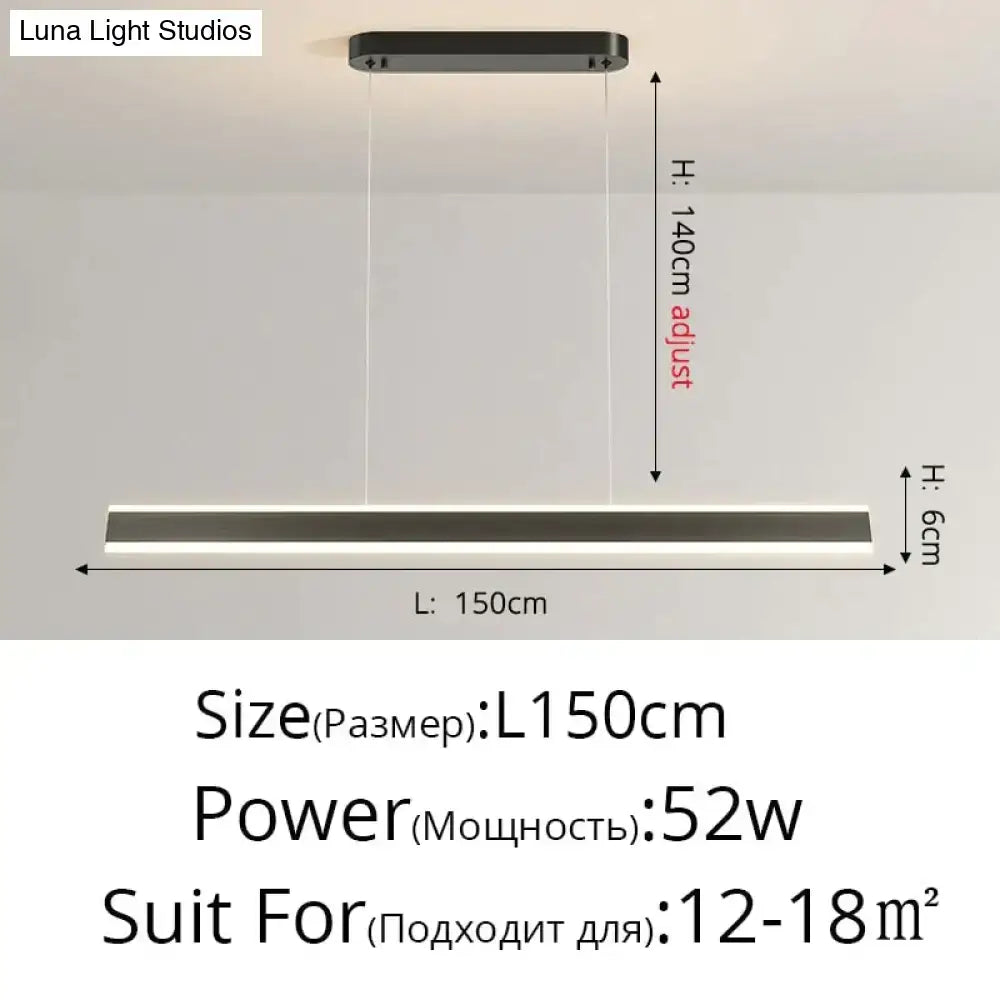 DecorBites™ Salix V - Modern Minimalist Led Dimmable Bar Pendant Light