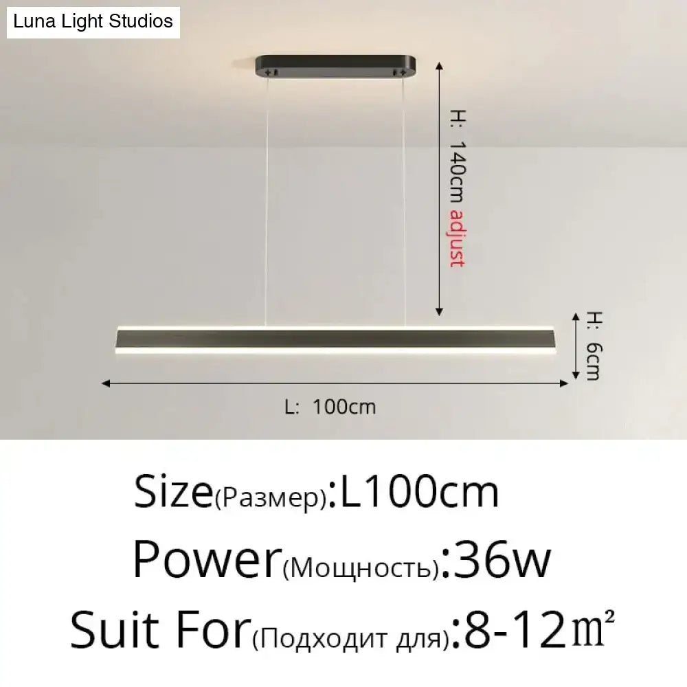 DecorBites™ Salix V - Modern Minimalist Led Dimmable Bar Pendant Light