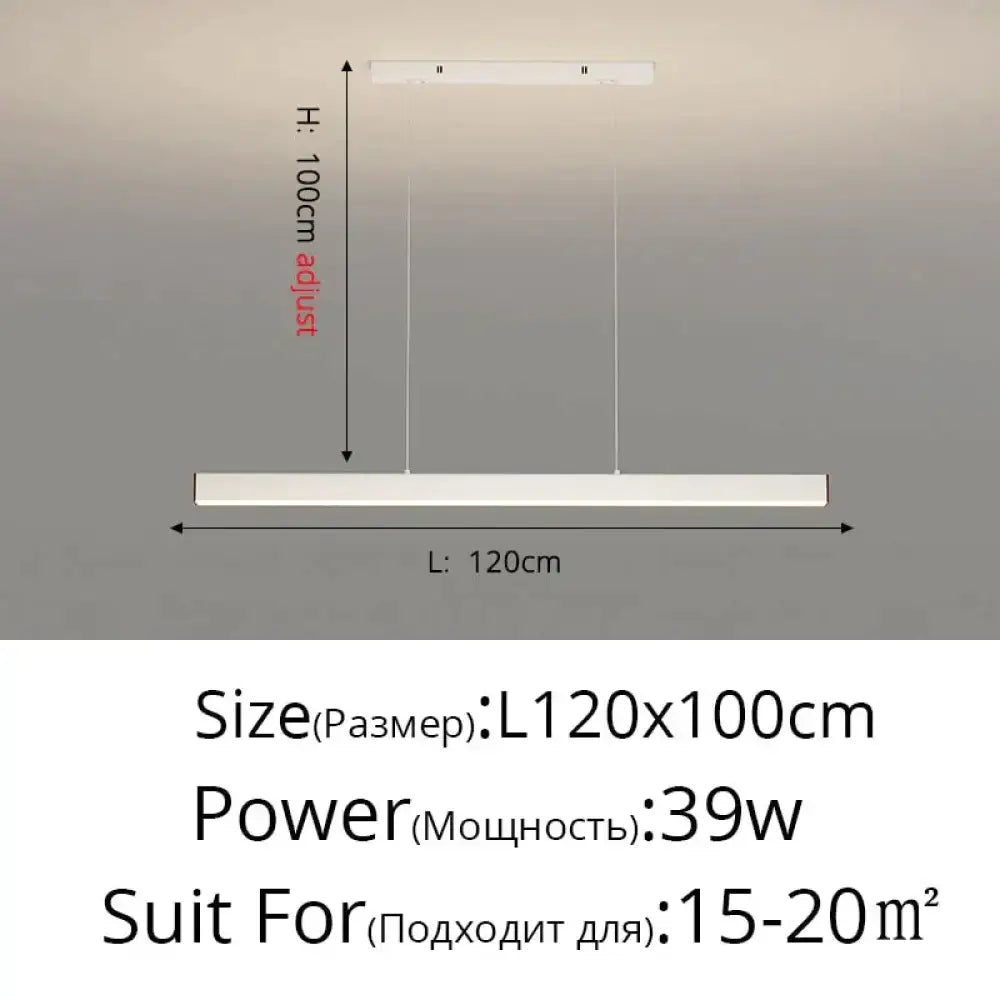 DecorBites™ Salix V - Modern Minimalist Led Dimmable Bar Pendant Light