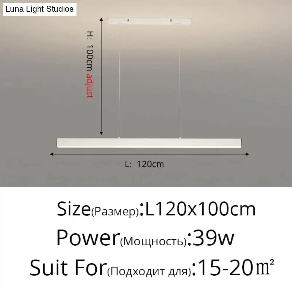 DecorBites™ Salix V - Modern Minimalist Led Dimmable Bar Pendant Light