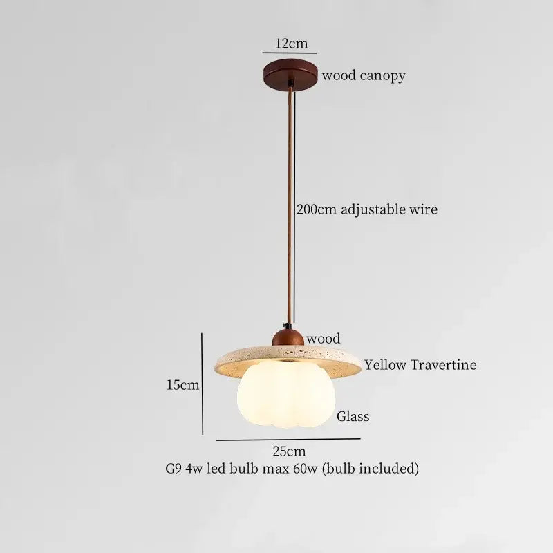 DecorBites™ Cement Cylinder LED Pendant Lamp | Modern Home Interior Lighting for Living Room & Kitchen