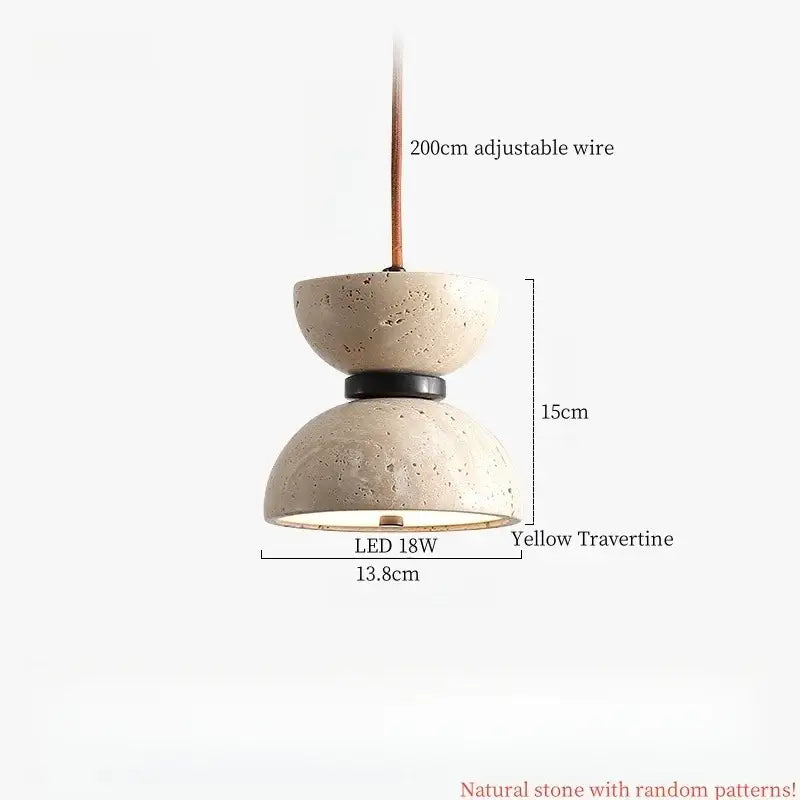 DecorBites™ Cement Cylinder LED Pendant Lamp | Modern Home Interior Lighting for Living Room & Kitchen