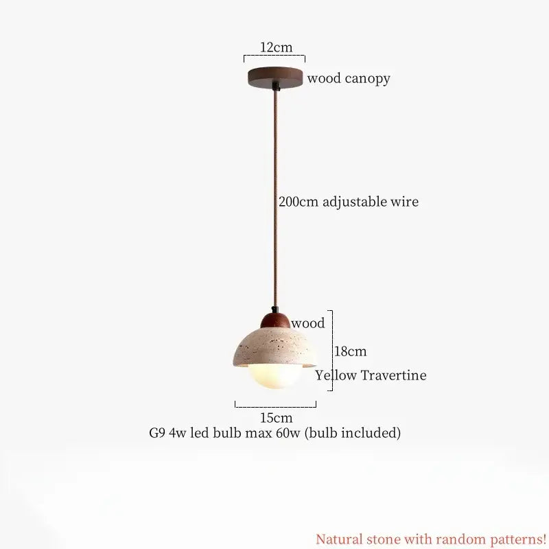 DecorBites™ Cement Cylinder LED Pendant Lamp | Modern Home Interior Lighting for Living Room & Kitchen