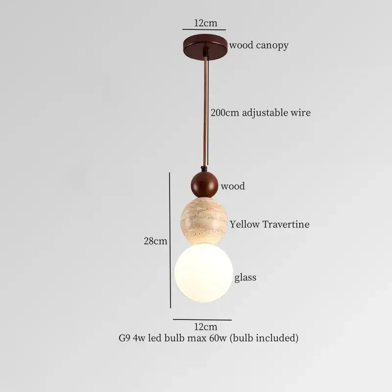 DecorBites™ Cement Cylinder LED Pendant Lamp | Modern Home Interior Lighting for Living Room & Kitchen