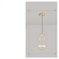 Modern Simple Led Bedroom Bedside Chandelier Nordic Creative Personality