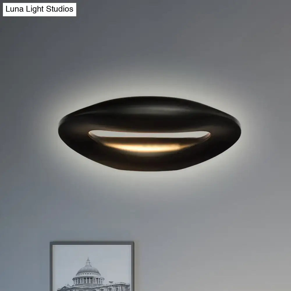 DecorBites™ Modern Smiling Face LED Wall Lamp for Corridors - Black/White