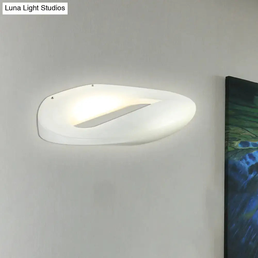 DecorBites™ Modern Smiling Face LED Wall Lamp for Corridors - Black/White