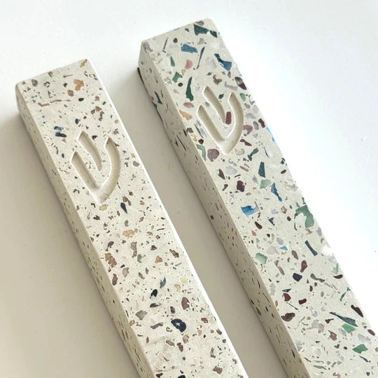 Contemporary Concrete with Clean Urban Lines - Street Mezuzah