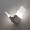 Modern v-shaped white sconce light warm & white bedroom wall lamp