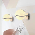 DecorBites™ Modern White Sphere Opal Glass Kitchen Wall Sconce with 1 Light