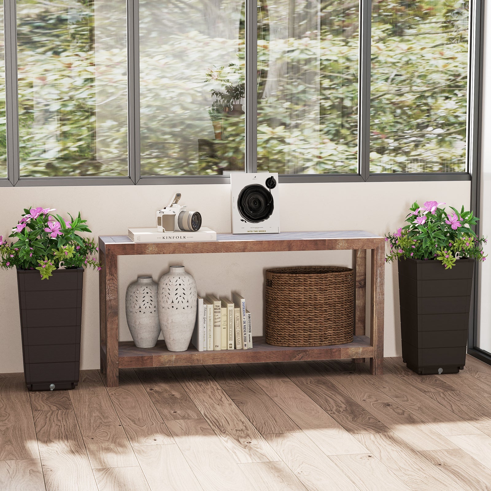 Modern Flower Planter for Front Porch and Lobby