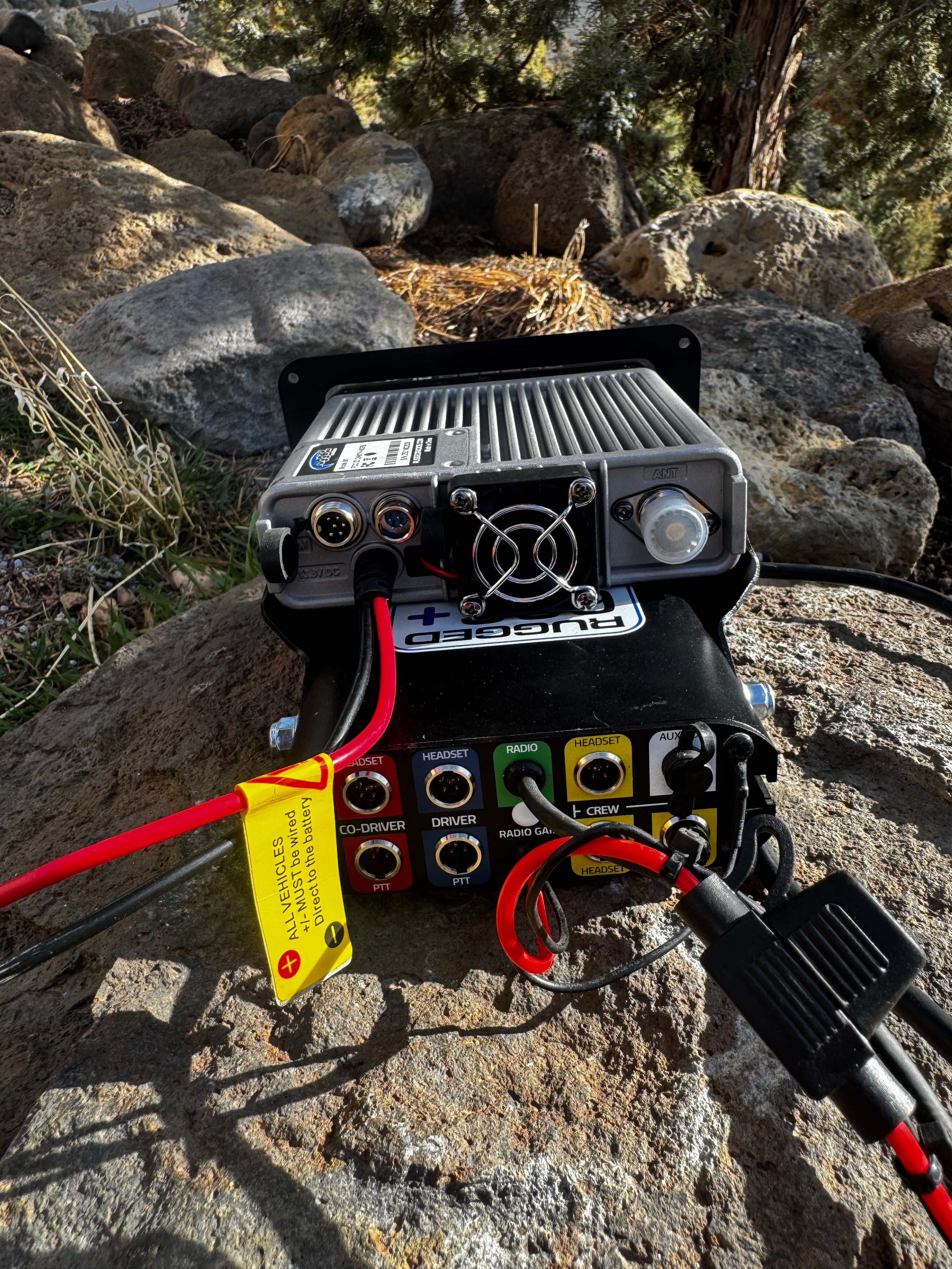 Rugged Radios Intercom Mount | Mounts Below Radio