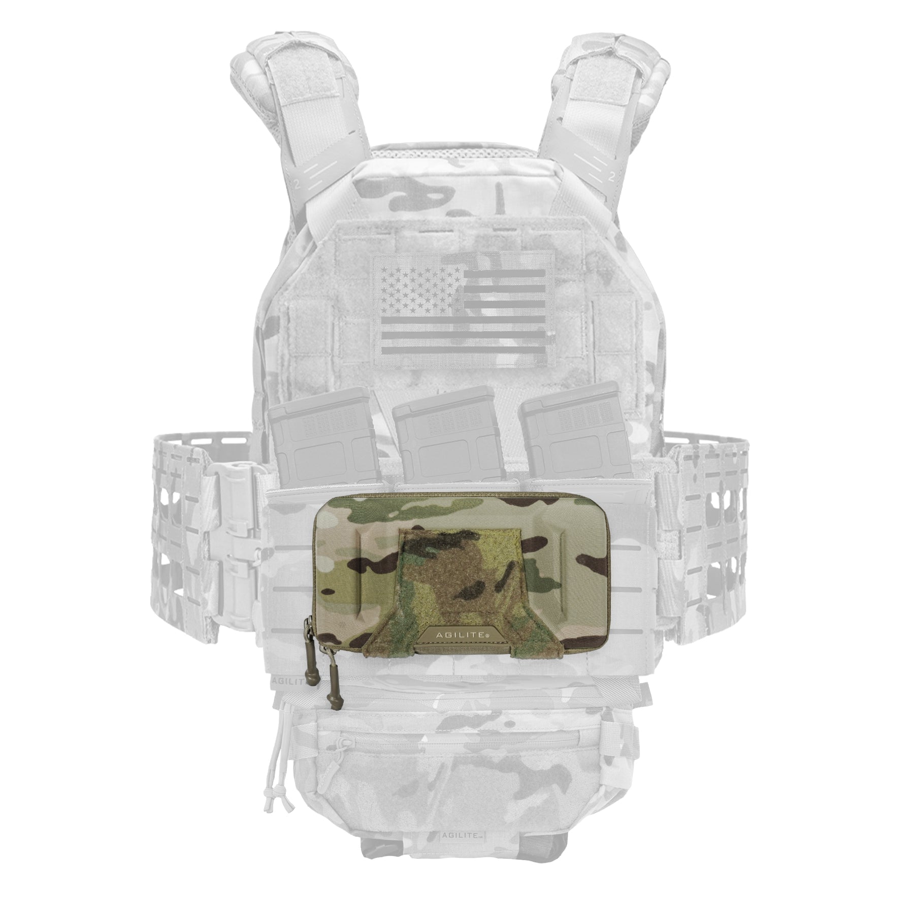 Agilite Battleshell | Tactical Phone Case | Fits Any Smartphone & Dual Charging‑Cable Exit Ports