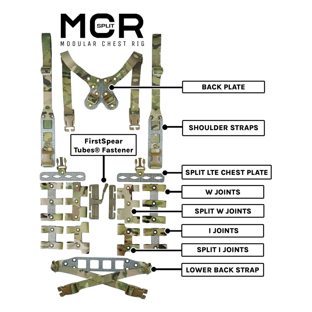 GBRS Group Modular Chest Rig Split Kit | Made in USA