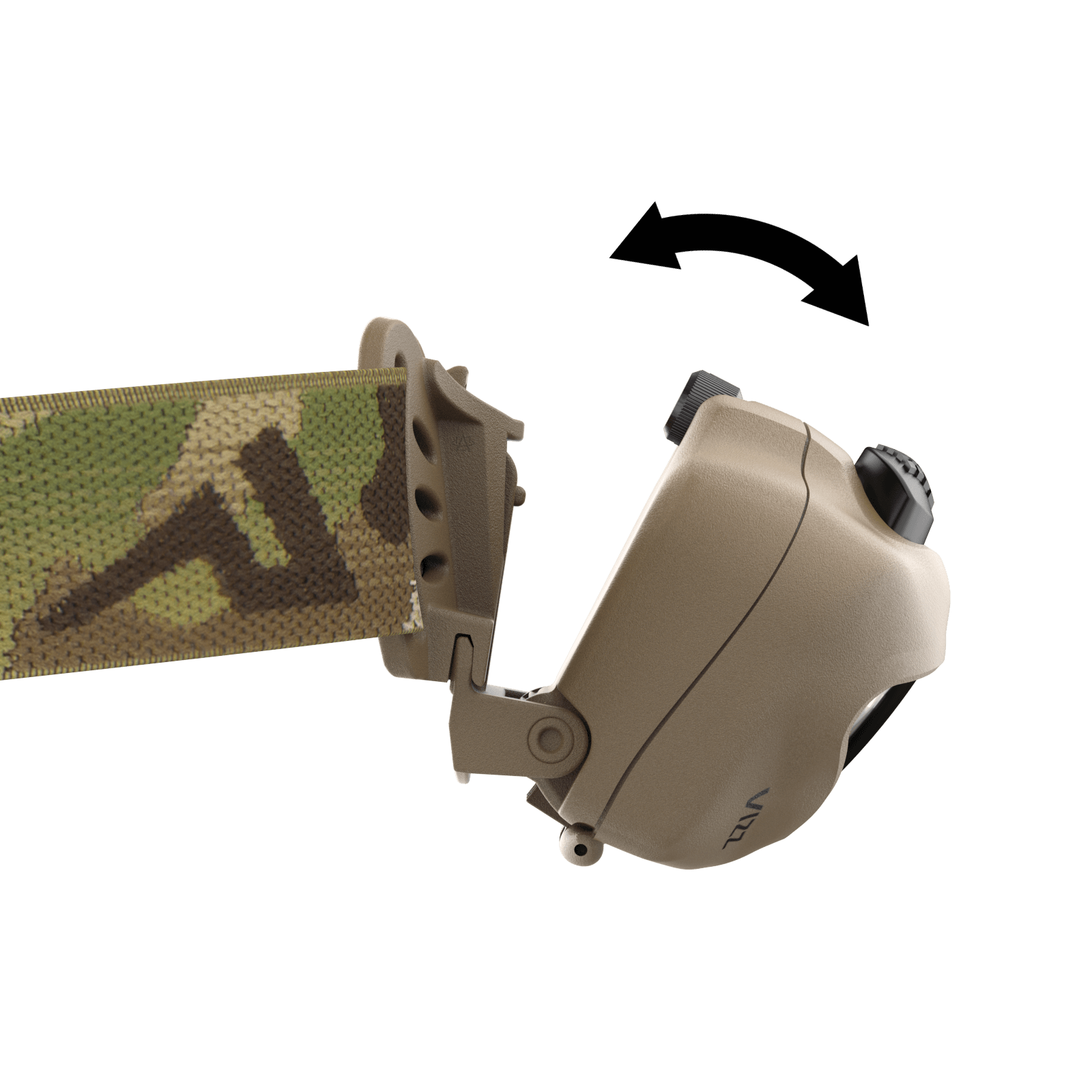 Princeton Tec Vizz Tactical MPLS | 550 Lumens Headlamp | Made in USA