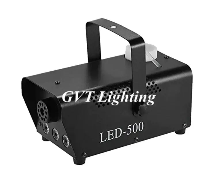 Multicolor black led mini stage smoke machine for living room parties