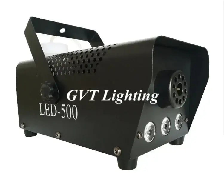 Multicolor black led mini stage smoke machine for living room parties