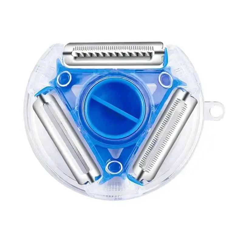 DecorBites™ 3-in-1 Magic Peeler Trio Set: Slicer, Shredder, Julienne Cutter - Kitchen Tool