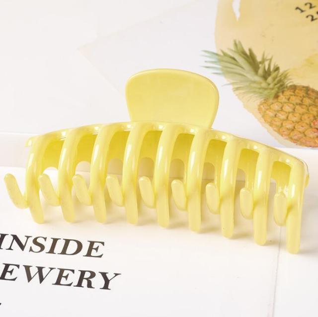 New Colorful Claw Hair Clip for Women Girls Tough Plastic Large Size Hair Clamps Butterfly Clip Gorgeous Hair Accessories Holidays Gifts For Women