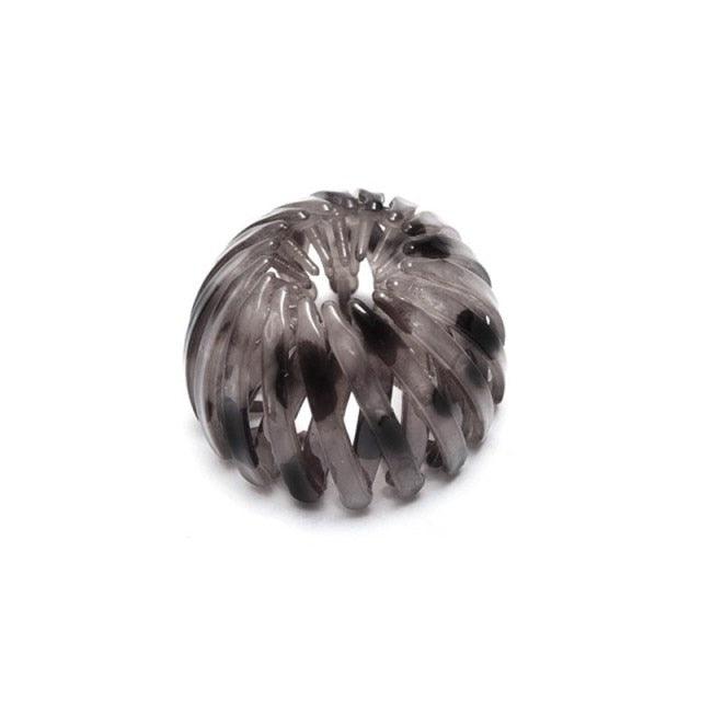 New Fashion Women Bun Hair Claw Horsetail Buckle Hair Clip Bird Nest Expanding Hair Accessories Female Ponytail Hair Accessories For Women