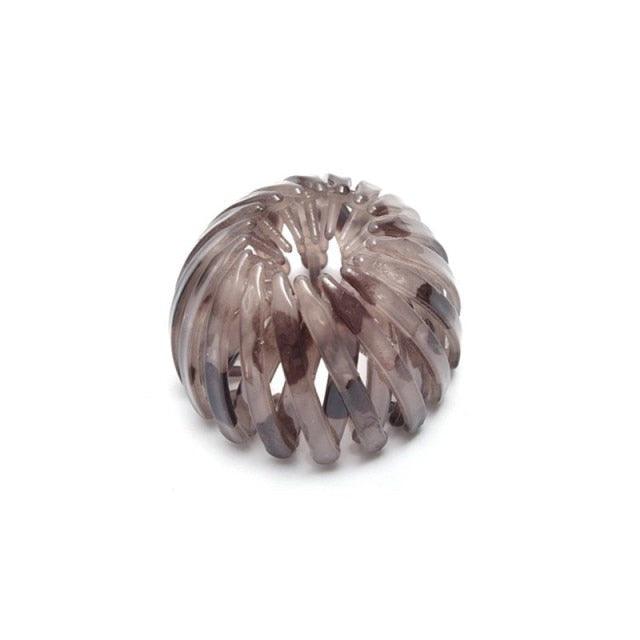 New Fashion Women Bun Hair Claw Horsetail Buckle Hair Clip Bird Nest Expanding Hair Accessories Female Ponytail Hair Accessories For Women