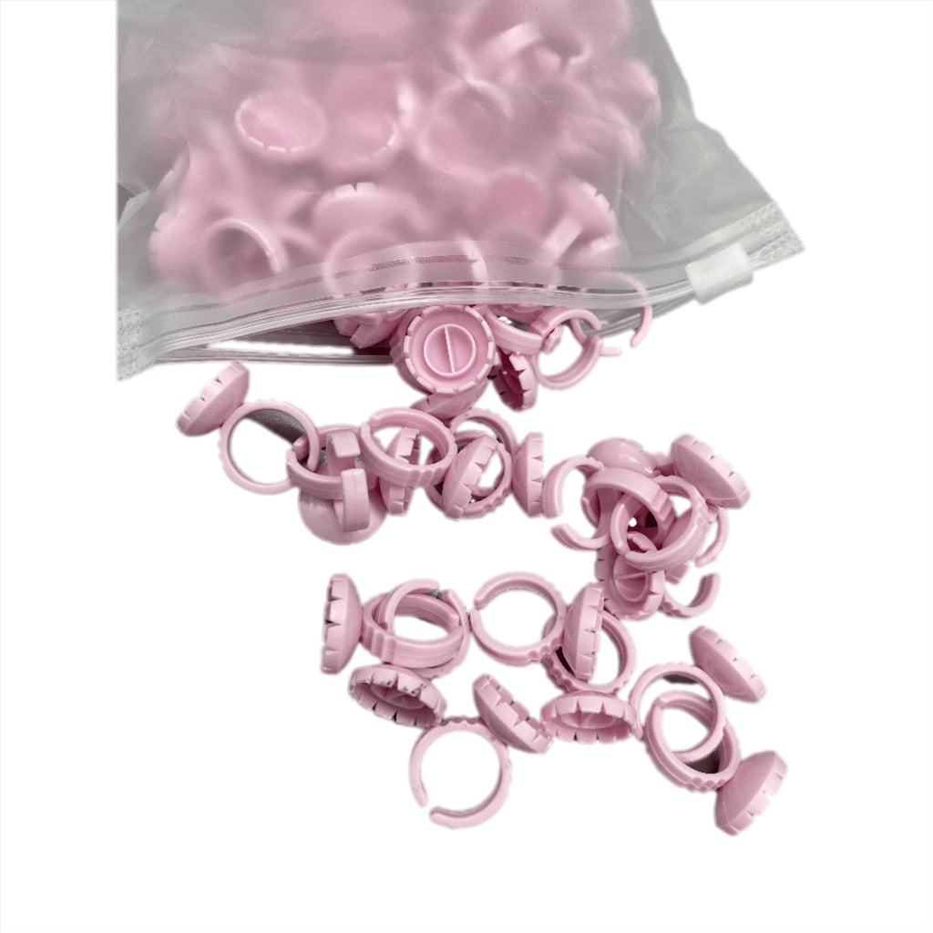 New! VIP Glue Ring and Easy Fan Cup! Two in one! 100pcs bag