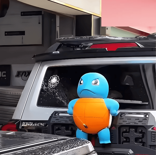 Squirtle Spray Water Toy Cute Pokemon Turtle Model