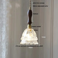 DecorBites™ Brass LED Pendant Light Fixture Clear Glass Adjustable Nordic Hanging Lamp