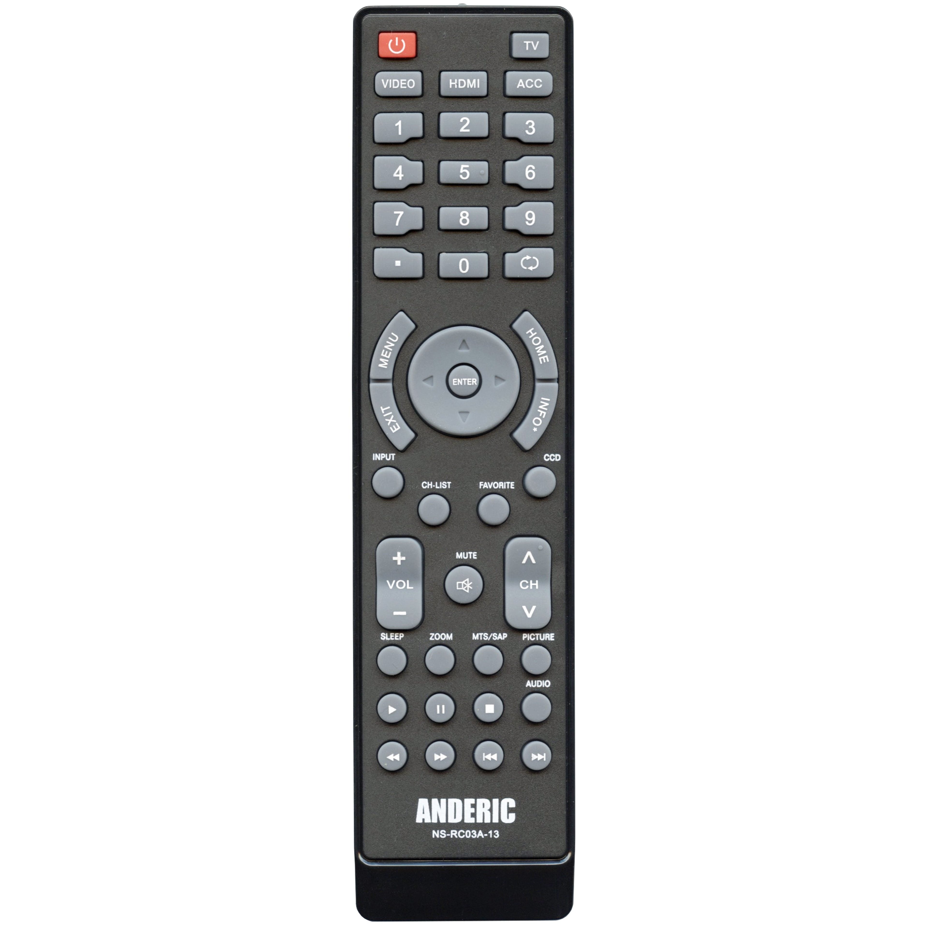 Insignia NSRC4NA14 TV Remote Control - NS-RC4NA-14