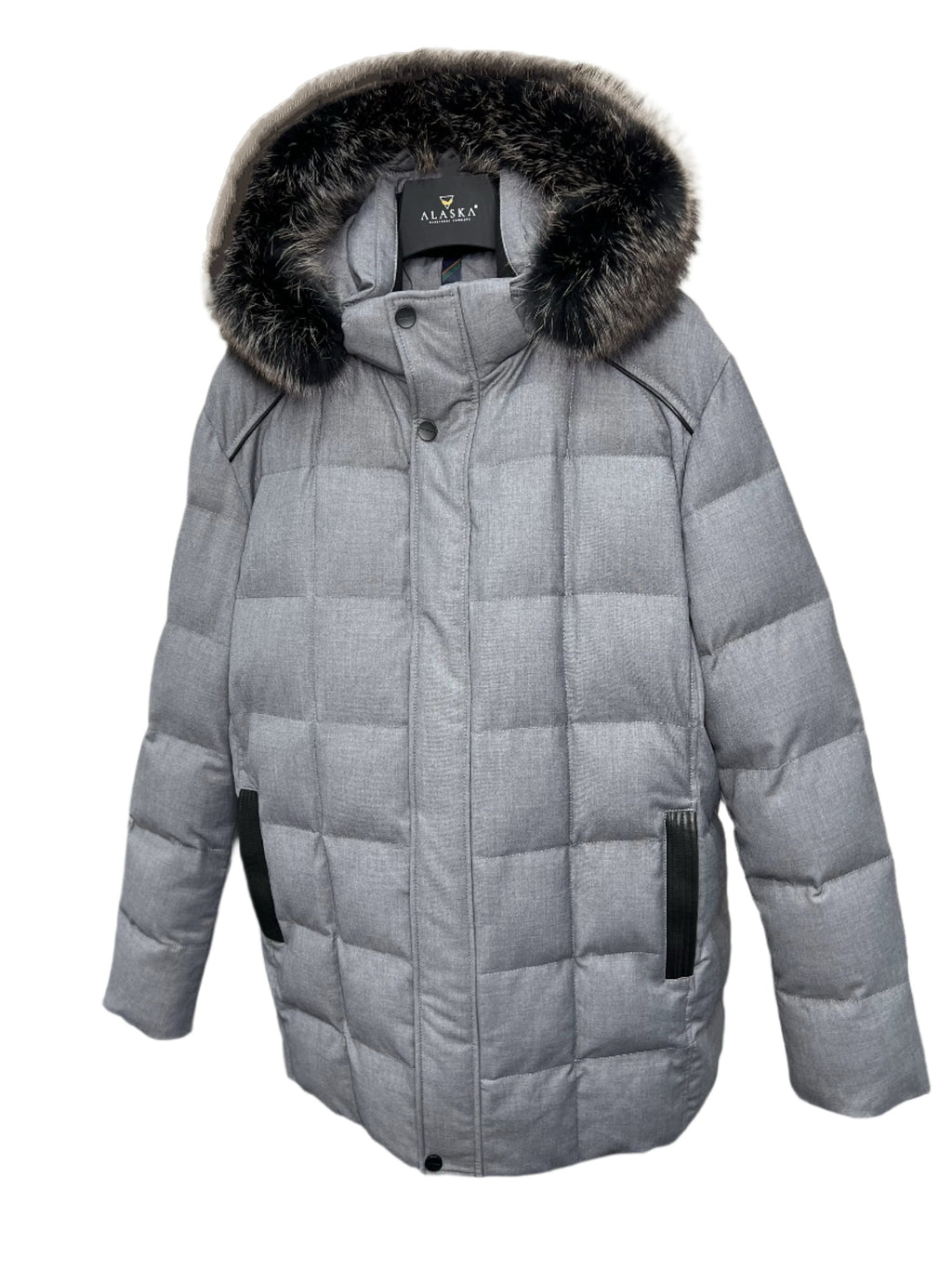 Men's Genuine Fur Trim Sorona® Fill Coat