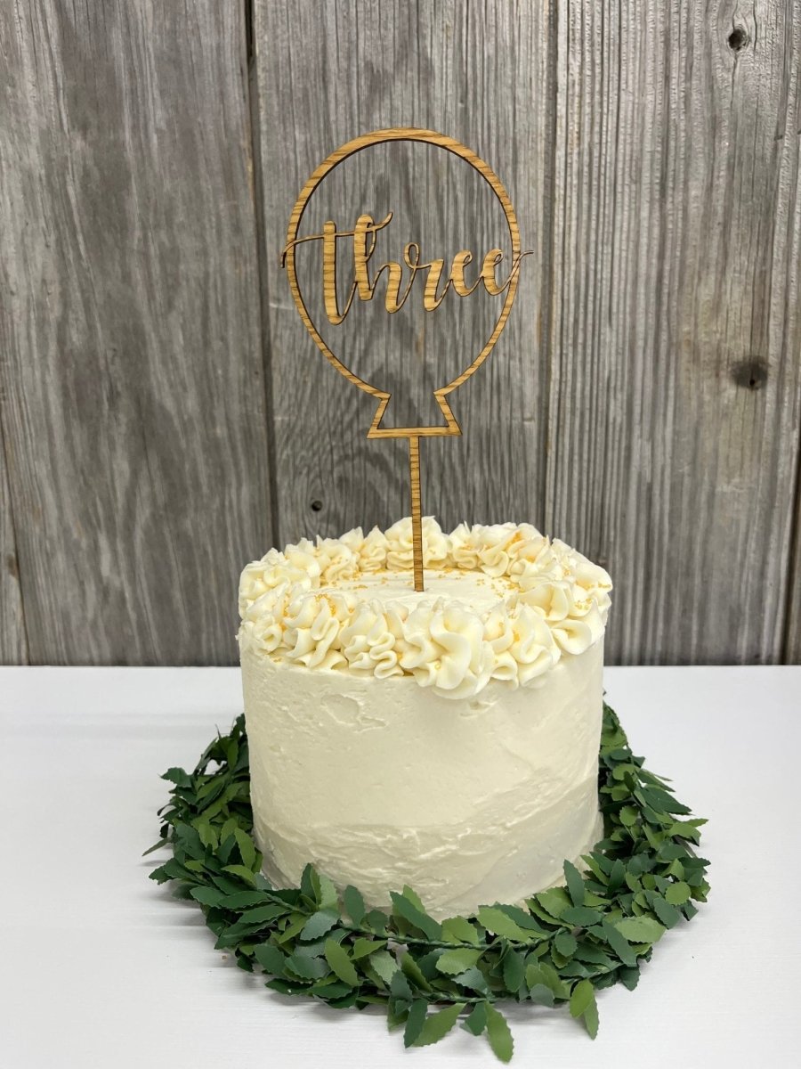 Number Cake Topper