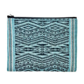 Ocean Tribal Handwoven Clutch Beach Bag Woven Mulberry Saa Lined Black Interior