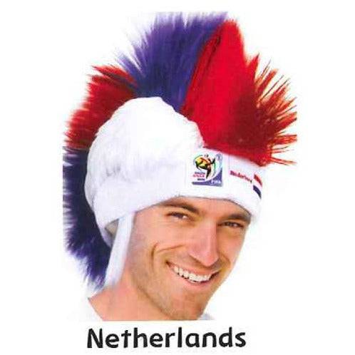 Soccer Fan Mohawk Wig Hat - Vintage Collectible Official FIFA World Cup (14 Countries)