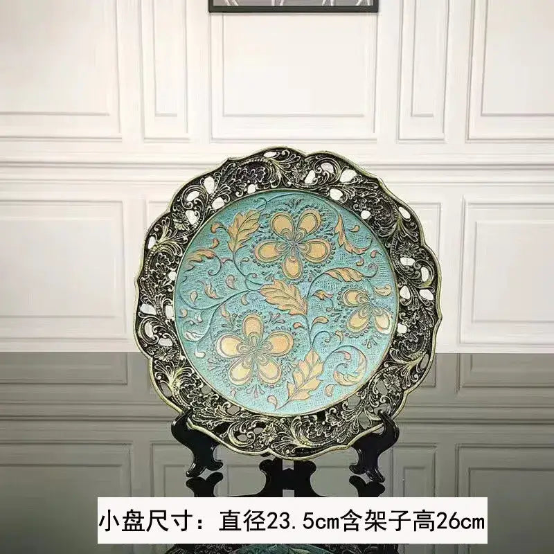 DecorBites™ Resin Vase Dried Flowers Arrangement for Living Room Decor