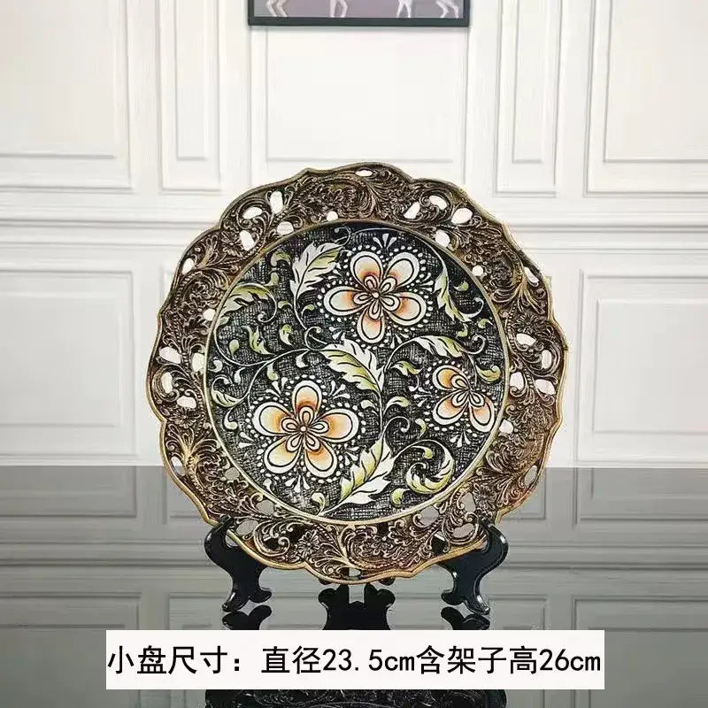 DecorBites™ Resin Vase Dried Flowers Arrangement for Living Room Decor