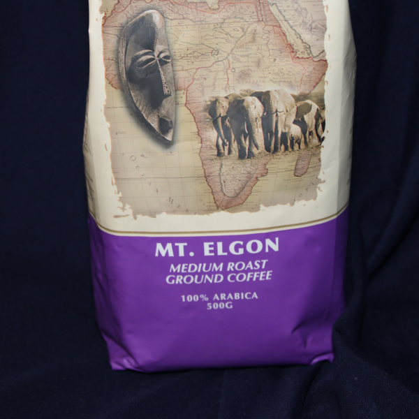 Out of Africa Mt. Elgon Medium Roast Ground Coffee 250g made from Arabica coffee beans grown in Kenya's highland coffee regions