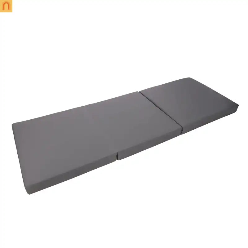 Chaise Lounge Acacia Wood Dark Gray Cushion 6 Position 400 LB 3-Fold