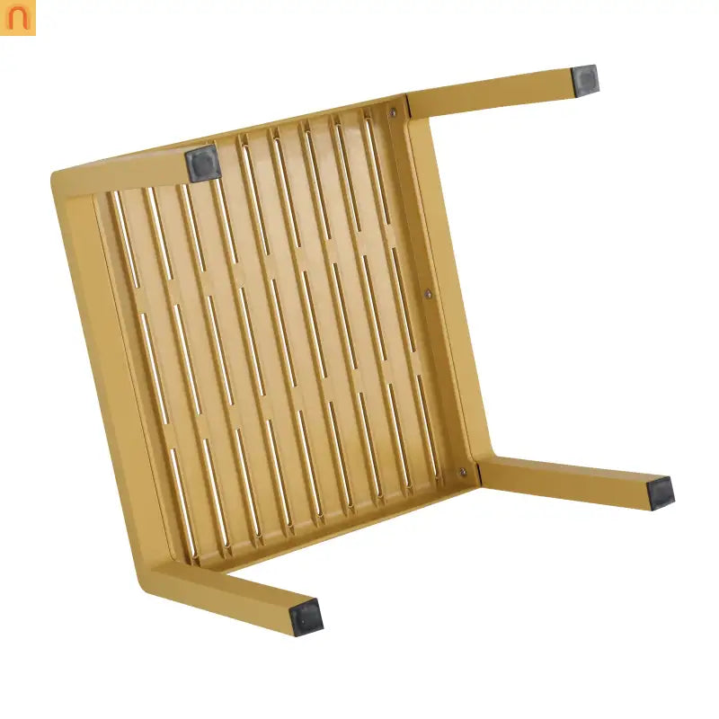 Outdoor Patio Set Polypropylene Yellow UV-Resistant 300 lb Cap