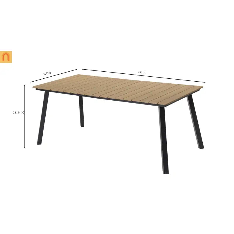 Outdoor Dining Set Wicker Yellow Iron Frame Seats 6 270 lb Cap