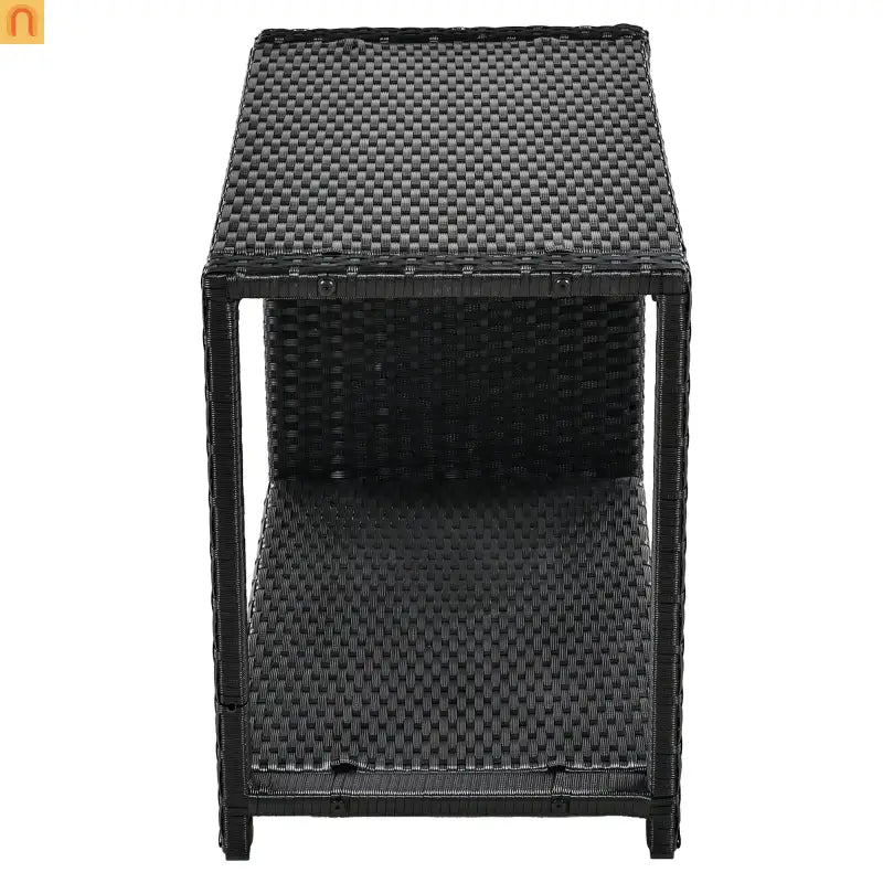 Outdoor Sectional Set Rattan Gray Storage Hot Tub Surround