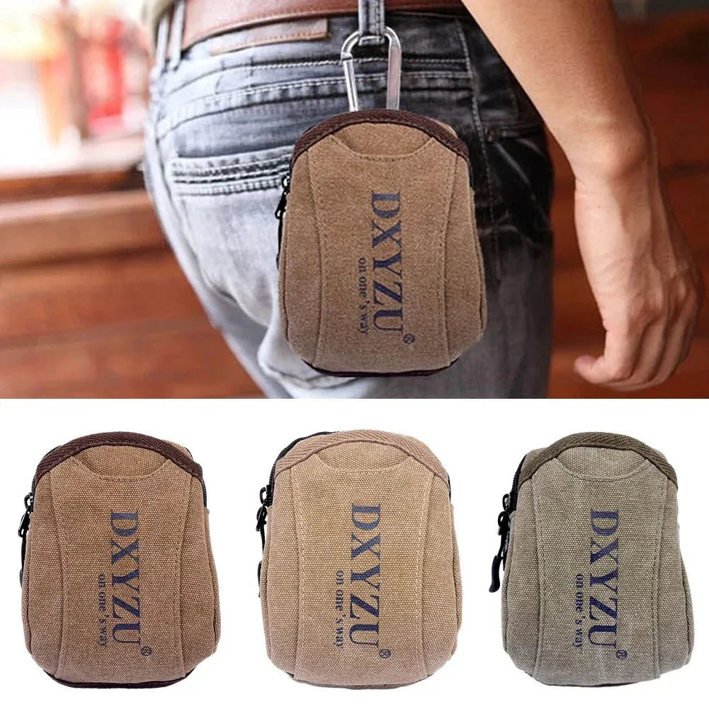 Retro Canvas Fanny Pack | Versatile Waist Bag for Everyday and Outdoor Use