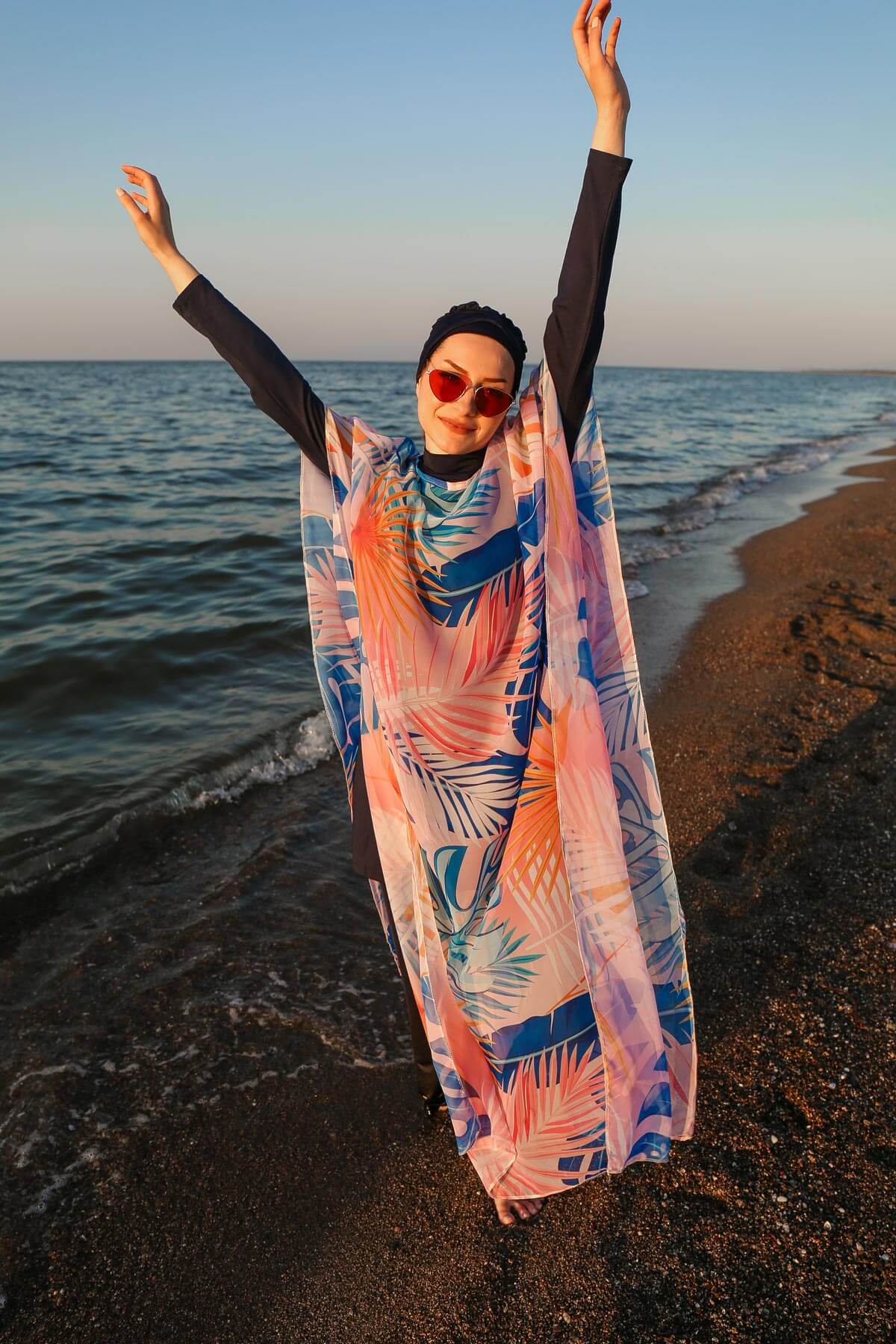 Blue Pareo Kimono P2109